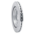 R1 14-20 Cadillac Escalade ESV Front Left Drilled & Slotted Silver Brake Rotor