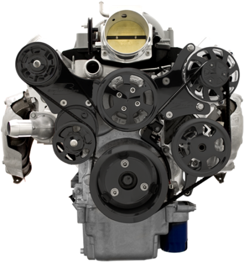 SERP SYS BLACK LS1/2/3/6 CHEVY TOP