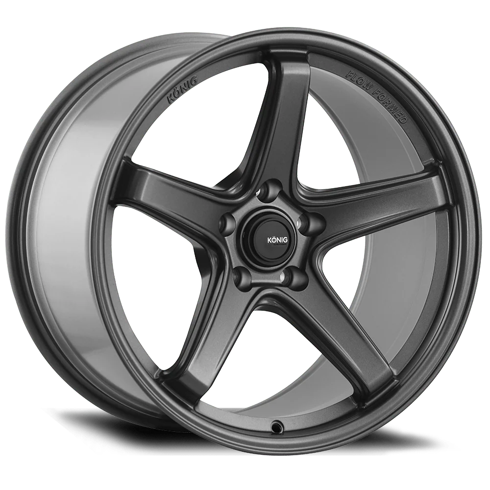 Konig Neoform 18X10.5 5X114.3 ET20 Matte Grey Flow Formed