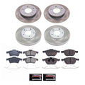 Power Stop 04-05 Mazda 3 Front and Rear Semi-Coated Rotor Kit