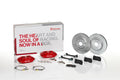 Brembo 05-13 Mazda3 Front GT BBK 4 Piston Cast 2pc 330x28 1pc Slotted TY1 - Silver