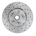 LEED Brakes Power Front Kit with Drilled Rotors and Zinc Plated Calipers