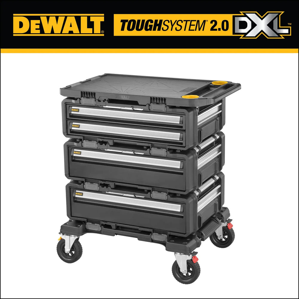 TOUGHSYSTEM 2.0 DXL 5IN1 MODULAR WORKSTATION 30IN 2 DRAWER BLACK