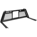 GUARDIAN HD HEADACHE RACK WITH SMOOTH BLACK UPRIGHTS SMOOTH BLACK CENTER SIZE 4