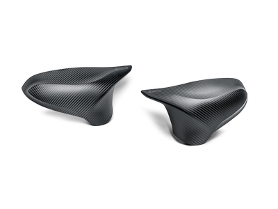 Akrapovic 2021+ BMW (G87) M2, (G80) M3 & (G82) M4 Mirror Cap Set- Gloss Carbon