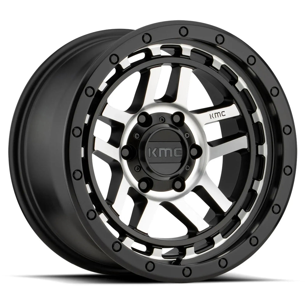 KMC Wheels black auto part