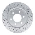R1 07-24 Infiniti Qx80 Front Left Drilled & Slotted Geoperformance Rotor