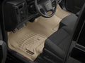 WeatherTech Cocoa Front and Rear Floorliners - Over The Hump Fits -20-19 Chevrolet GMC 475431-475423