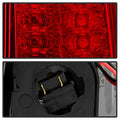 0713 SILVERADO/0714 SILVERADO 2500/3500HD LED TAIL LIGHTS BLACK SMOKE