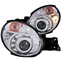 0204 IMPREZA PROJECTOR HALO CHROME CLEAR HEADLIGHTS