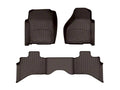 WeatherTech Cocoa Front Rear FloorLiner HP Fits -20-24 Dodge RAM 474651IM-472162IM