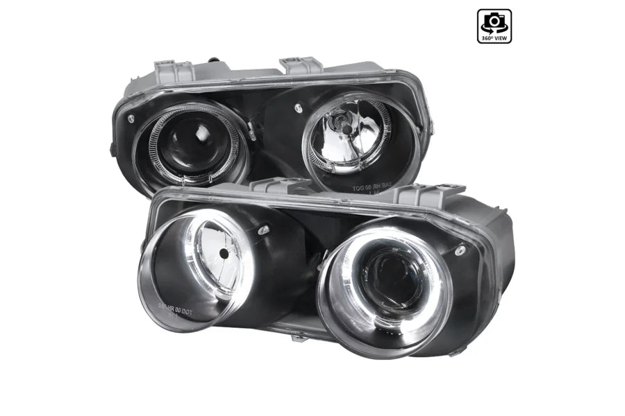 PROJECTOR HEADLIGHTS-BLACK