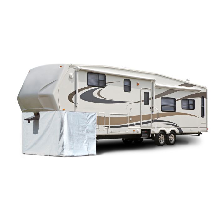 5TH WHEEL STORAGE SKIRT 64 IN X 266 IN POLAR WHITE VINYL
