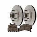 R1 Concepts E- Line Series Brake Rotor with Ceramic Brake Pads Hdw Fits Chevrolet K3500