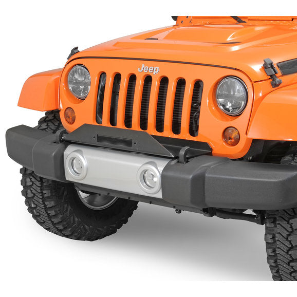 Rock Hard 4x4 Patriot Series Winch Mounting Plate for Factory Front Bumper for Jeep Wrangler JK 2007 - 2018 [RH-5010]