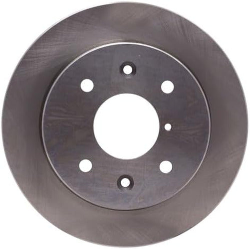 R1 Concepts Brake Rotor- Slotted - Silver Fits Mazda RX-7
