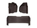 WeatherTech Cocoa Front Rear FloorLiner HP Fits -20-16 F-250 F-350 F-450 F-550 474331IM-473052IM