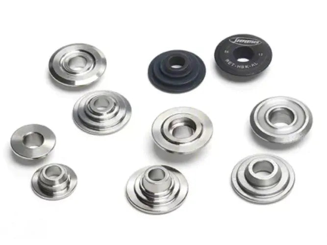 Supertech Titanium Retainer Ford Coyote Beehive Spring (use w/ Keeper KPR-6T-ST) - Set of 32