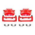Power Stop 2012 Chrysler 300 Front Red Calipers w/Brackets - Pair