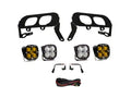 Silverado 1500 Fog Pocket Kit 14-15 FPK, SAE Amber W/C & Sport D/C Baja Designs