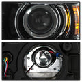 1519 SILVERADO 2500/3500HD HALOGEN MODELS WITH CHROME BEZEL LEFT