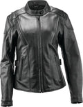 Kuryakyn Leather By River Road Dame Vintage Leather Jacket Black Womens - Large