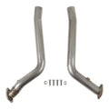 Exhaust Adapter Kit 2WD Fits LS Or Lt Swap Exhaust Manifolds On C1500 Trucks And Suvs To Dual 2.5-Inch Exhaust 2WD Applications Hooker BlackHeart
