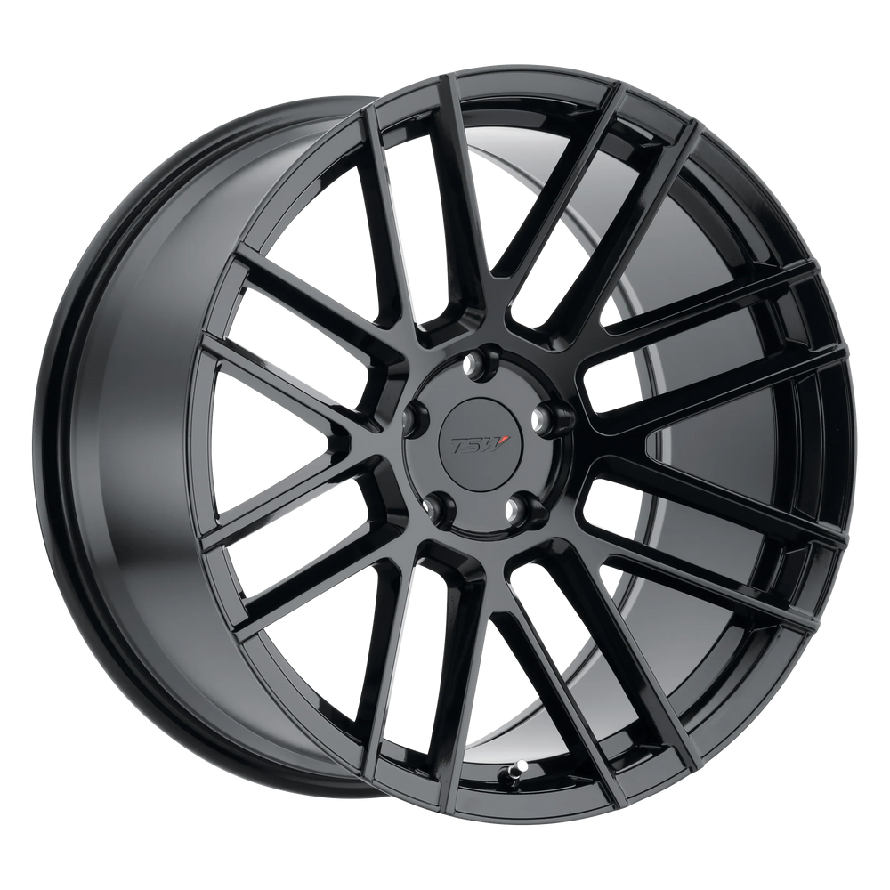 TSW Alloy Wheels black auto part