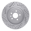 R1 13-19 Ford Taurus Excl Sho Front Left Drilled & Slotted Geoperformance Rotor
