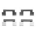 R1 Concepts E- Line Series Brake Rotor with Ceramic Brake Pads Hdw Fits Lincoln Mark