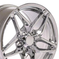 17 IN REPLICA WHEEL CV31 FITS CHEVROLET CORVETTE C7 ZR1 RIM 17X9.5 CHROME WHEE