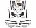 2324 FORD F250/F350 SD GAS 6IN SUSPENSION LIFT KIT W/ 4LINK CONVERSION & BLACK