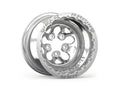 Weld Alpha-1 15x12 / 5x4.75 BP / 3in. BS Polished Wheel - Polished Double Beadlock MT