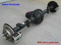REMAN AXLE ASSY, FORD 8.8 IN., 3.08
