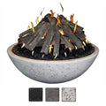 FIRE BOWL 39IN x 13IN (NATURAL GAS) TEEPEE BURNER RUST
