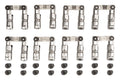 Comp Cams Lifter Set, Race Xd .904 Bbc Bronze Bushing W/ Rem Finish