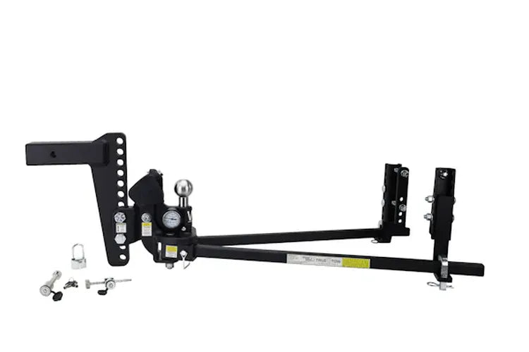TRUE TOW HEAVYWEIGHT WEIGHT DIST HITCH 10IN DROP 2.5IN SHANK RATED 18.5K GTWR