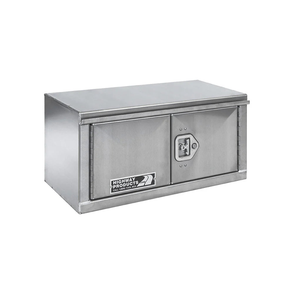 36 X 24 X 24 ALUMINUM DOUBLE DOOR UNDERBODY TOOL BOX RIGHT HAND OPEN