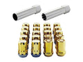 McGard SplineDrive Tuner 5 Lug Install Kit w/Locks & Tool (Cone) M12x1.5 / 13/16 Hex - Gold (CS)