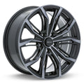 BLACK WIDOW 18X8 5X120 ET35 CB74.1 BLACK MACHINED GREY