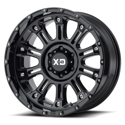 HOSS 2 20X12 8X180.00 GLOSS BLACK (