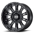 HOSS 2 20X12 8X180.00 GLOSS BLACK (