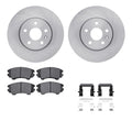 R1 Concepts Brake Rotor- Blank with Optimum Oe Pads Hdw Fits Chevrolet Camaro