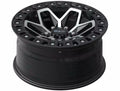 ZION 18X9 5X127 ET15 CB71.5 GLOSS BLACK MACHINED