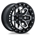 ZION 18X9 5X127 ET15 CB71.5 GLOSS BLACK MACHINED