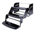 RV MANUAL STEP 24IN W DOUBLE RADIUS TREADS 7.75IN RISE