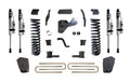 1722 F250/F350 4WD BASIC 4IN LIFT KIT W/RADIUS ARM BRACKETS & VULCAN 2.0 RESERVOIR SHOCKS