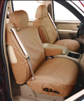 Covercraft 99-02 Chevrolet Tahoe Polycotton SeatSaver Custom Front Row Seat Covers - Tan