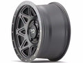 ~(34 lbs. 19X19X10)~ THEORY (9305) MATTE BLACK 17X9 5-127 -12mm 78.1mm