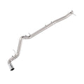 PPE Exh Kit 4 DPF-Back Single Tip - GM 3.0L Duramax 2023-2025 - Pol/Pol - Requires Cutting - 117153030